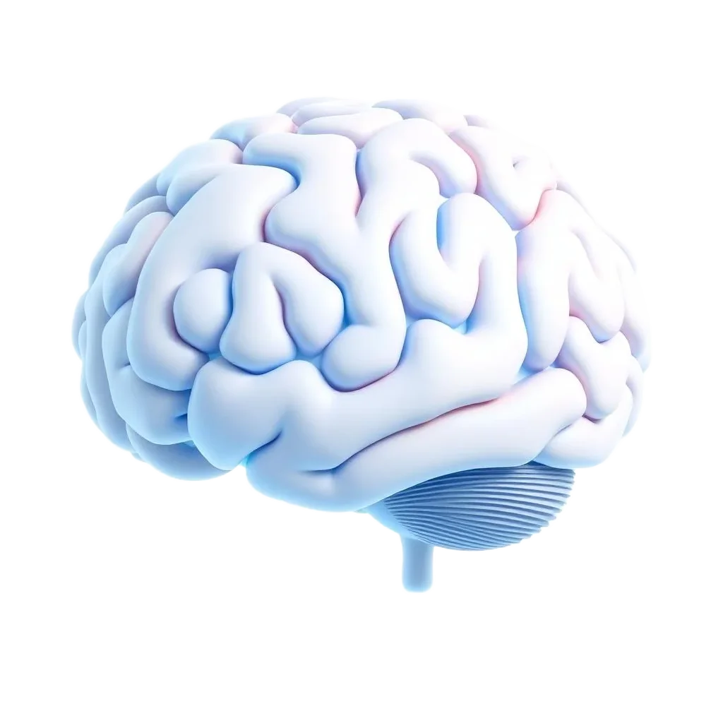 Illustration of a glowing child's brain